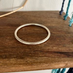 Silpada Hammered Silver Bangle Bracelet